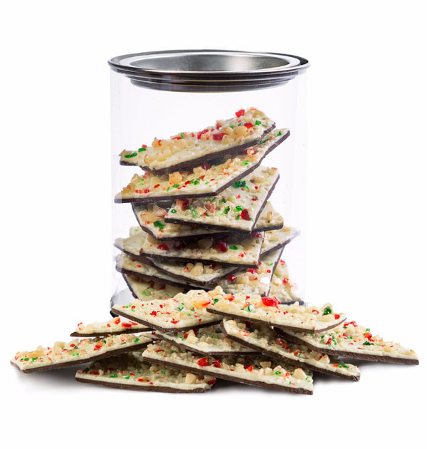 チョコボーイ Sparkly Peppermint Bark - Zoe's Chocolate Co.